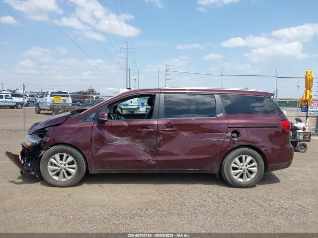2017 Kia Sedona Lx მანქანა იყიდება აუქციონზე, vin: KNDMB5C16H6319909, აუქციონის ნომერი: 45788748