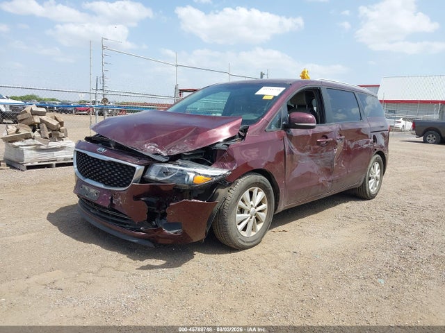 2017 Kia Sedona Lx მანქანა იყიდება აუქციონზე, vin: KNDMB5C16H6319909, აუქციონის ნომერი: 45788748