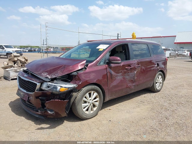 2017 Kia Sedona Lx მანქანა იყიდება აუქციონზე, vin: KNDMB5C16H6319909, აუქციონის ნომერი: 45788748