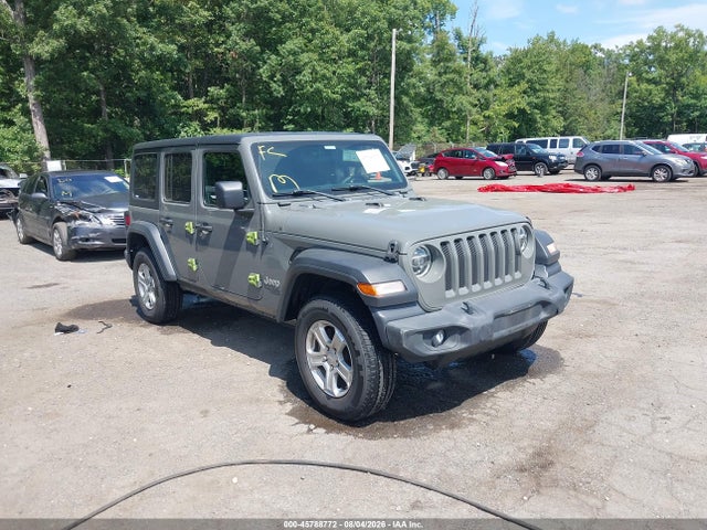 Продажа на аукционе авто 2021 Jeep Wrangler Unlimited Sport S 4x4, vin: 1C4HJXDGXMW506597, номер лота: 45788772