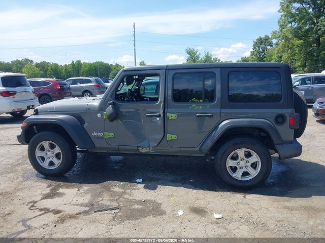 Продажа на аукционе авто 2021 Jeep Wrangler Unlimited Sport S 4x4, vin: 1C4HJXDGXMW506597, номер лота: 45788772