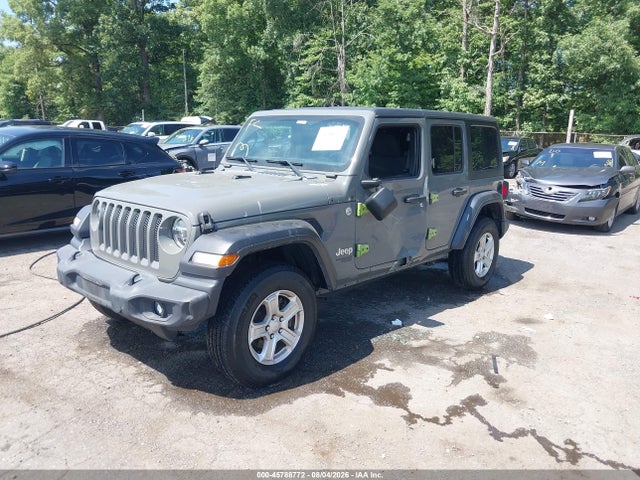 Продажа на аукционе авто 2021 Jeep Wrangler Unlimited Sport S 4x4, vin: 1C4HJXDGXMW506597, номер лота: 45788772