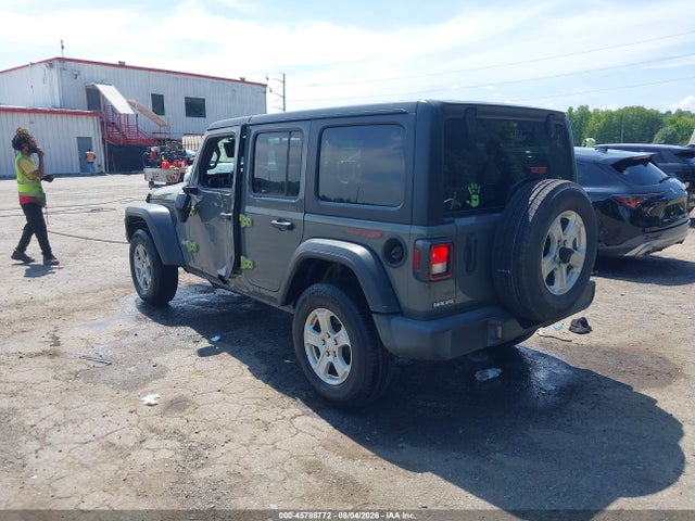 Продажа на аукционе авто 2021 Jeep Wrangler Unlimited Sport S 4x4, vin: 1C4HJXDGXMW506597, номер лота: 45788772