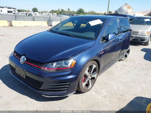 2017 Volkswagen Golf Gti Autobahn 4-door/s 4-door/se 4-door/sport 4-door მანქანა იყიდება აუქციონზე, vin: 3VW447AU3HM073210, აუქციონის ნომერი: 45788787