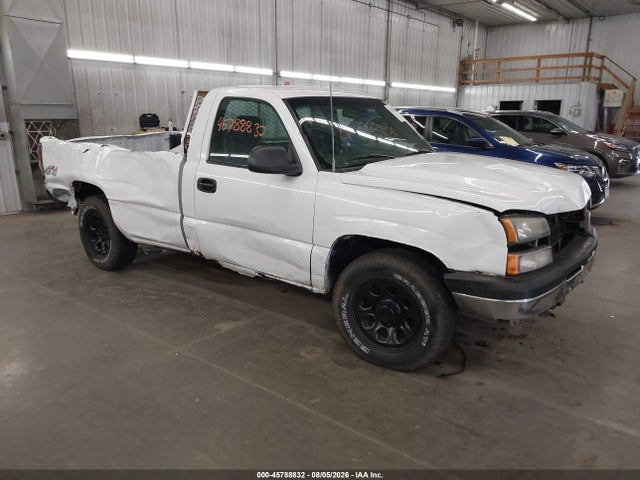 Продажа на аукционе авто 2006 Chevrolet Silverado 1500 Work Truck, vin: 3GCEK14V06G154627, номер лота: 45788832