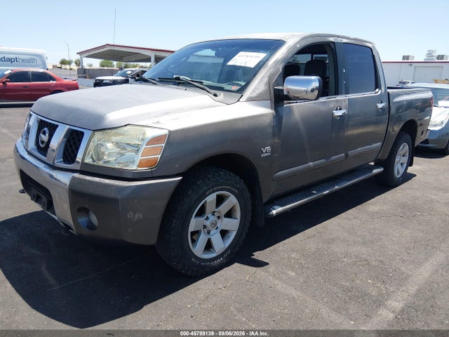 2004 Nissan Titan Le მანქანა იყიდება აუქციონზე, vin: 1N6AA07B14N554016, აუქციონის ნომერი: 45789139