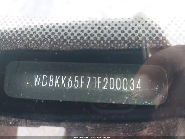 45789145 :رقم المزاد ، WDBKK65F71F200034 vin ، 2001 Mercedes-benz Slk 320 مزاد بيع