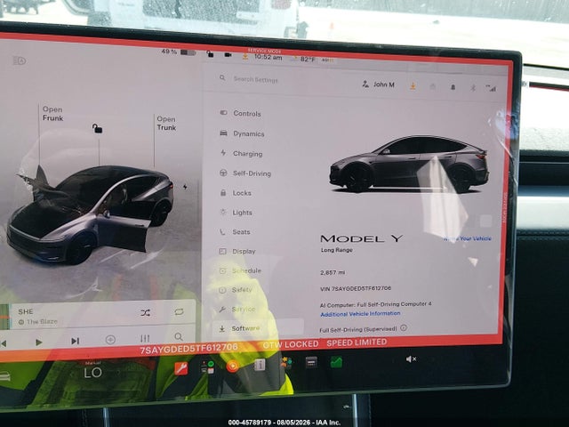 Продаж на аукціоні авто 2026 Tesla Model Y Premium Rear-wheel Drive/rear-wheel Drive, vin: 7SAYGDED5TF612706, номер лоту: 45789179