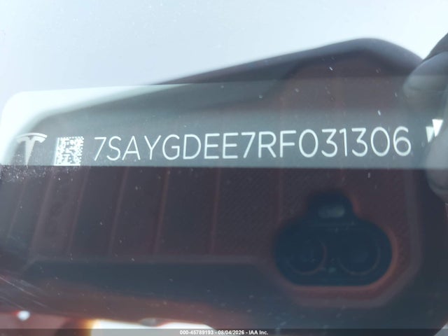 Продаж на аукціоні авто 2024 Tesla Model Y Long Range Dual Motor All-wheel Drive, vin: 7SAYGDEE7RF031306, номер лоту: 45789193