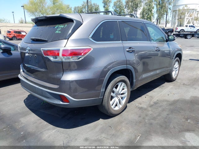 Toyota Highlander Le V6 2016 5TDZKRFH8GS183416 Image 4