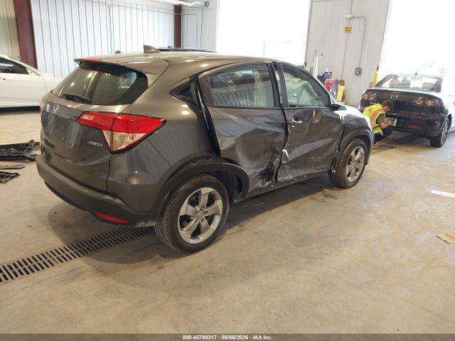 2018 Honda Hr-v Lx მანქანა იყიდება აუქციონზე, vin: 3CZRU6H39JM732021, აუქციონის ნომერი: 45789317