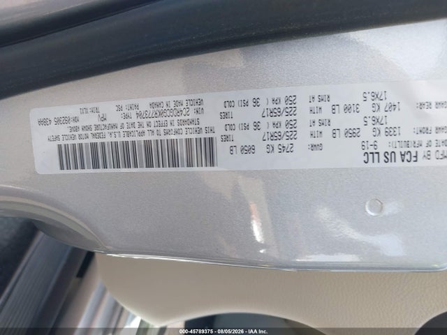 Dodge Grand Caravan Sxt 2019 2C4RDGCG0KR773704 Image 9