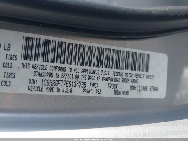 RAM 1500 Express 2014 1C6RR6FT7ES134735 Image 9