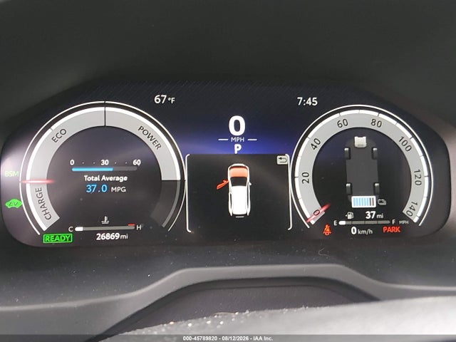 45789820 :رقم المزاد ، JTME6RFV7SD569967 vin ، 2025 Toyota Rav4 Hybrid Xse مزاد بيع