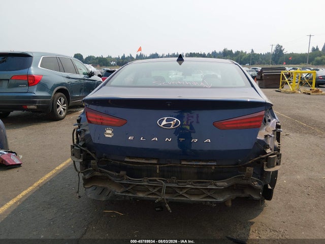 2020 Hyundai Elantra Sel მანქანა იყიდება აუქციონზე, vin: 5NPD84LF9LH621505, აუქციონის ნომერი: 45789934