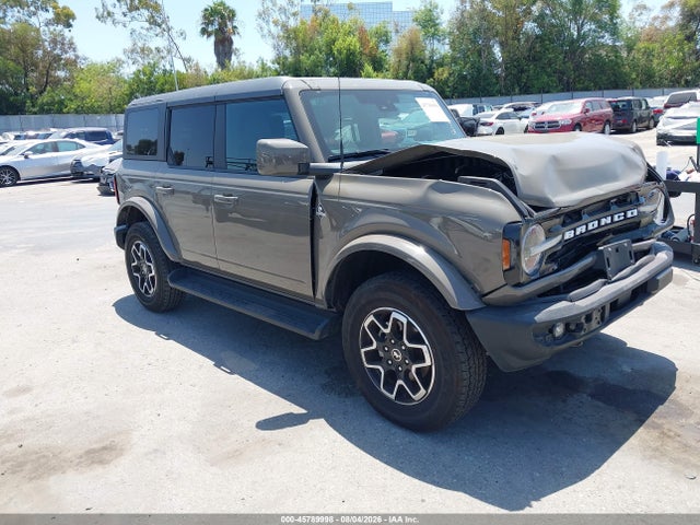 Продажа на аукционе авто 2025 Ford Bronco Outer Banks, vin: 1FMDE8BHXSLA77184, номер лота: 45789998