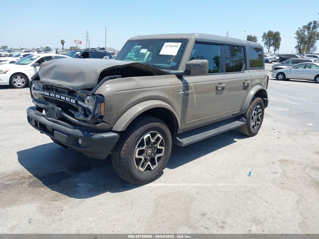 45789998 :رقم المزاد ، 1FMDE8BHXSLA77184 vin ، 2025 Ford Bronco Outer Banks مزاد بيع