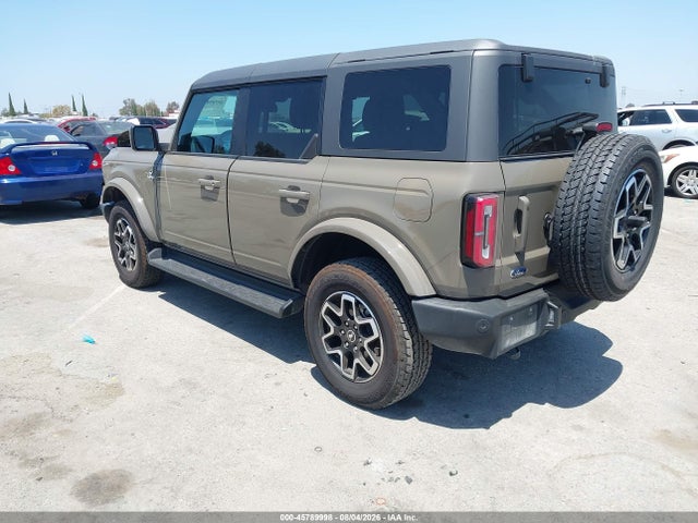 45789998 :رقم المزاد ، 1FMDE8BHXSLA77184 vin ، 2025 Ford Bronco Outer Banks مزاد بيع