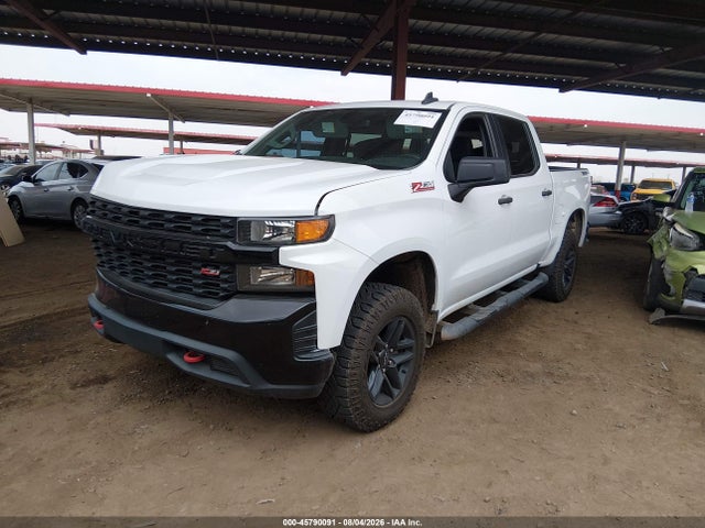 Aukcja sprzedaży 2021 Chevrolet Silverado 1500 4wd  Short Bed Custom Trail Boss, vin: 1GCPYCEF6MZ238605, numer aukcji: 45790091