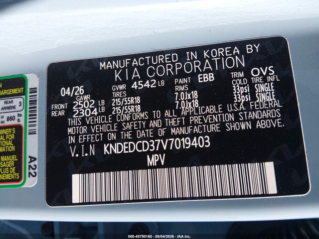 KIA Seltos 2027 KNDEDCD37V7019403 Image 9