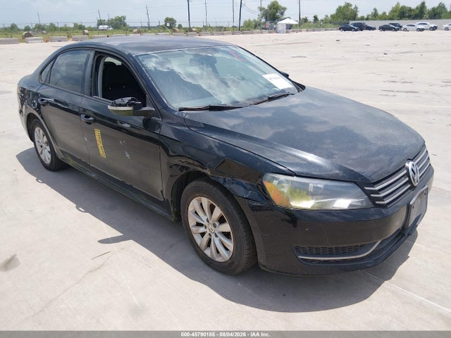 45790185 :رقم المزاد ، 1VWAP7A35DC020392 vin ، 2013 Volkswagen Passat 2.5l S مزاد بيع