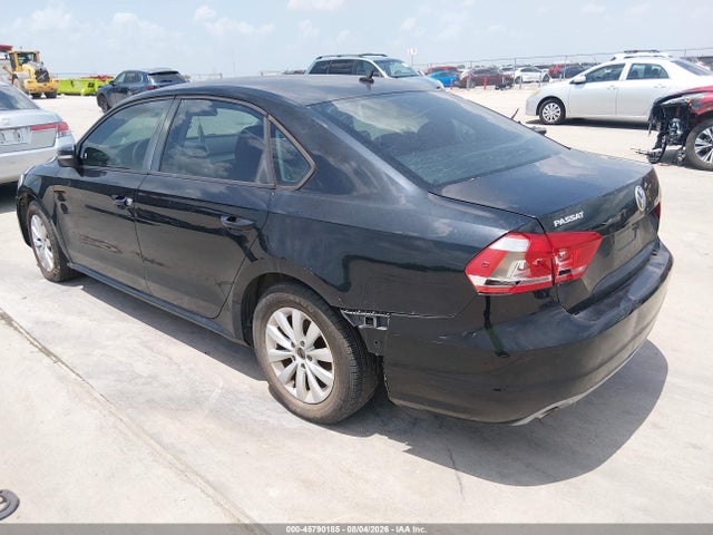 45790185 :رقم المزاد ، 1VWAP7A35DC020392 vin ، 2013 Volkswagen Passat 2.5l S مزاد بيع