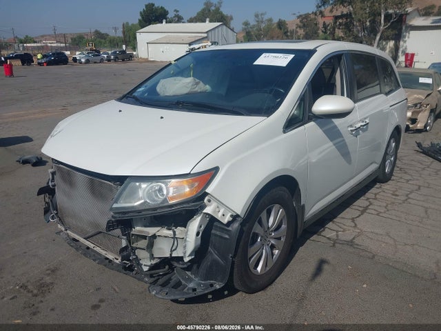 45790226 :رقم المزاد ، 5FNRL5H68FB120076 vin ، 2015 Honda Odyssey Ex-l مزاد بيع