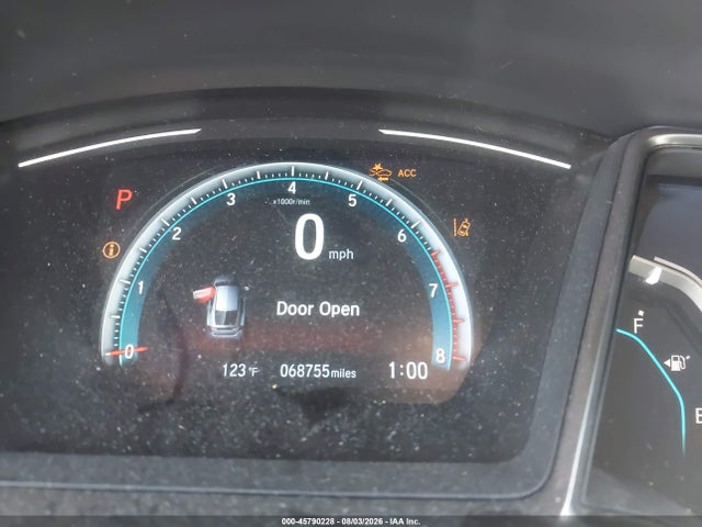 45790228 :رقم المزاد ، SHHFK7H61KU409861 vin ، 2019 Honda Civic Ex مزاد بيع