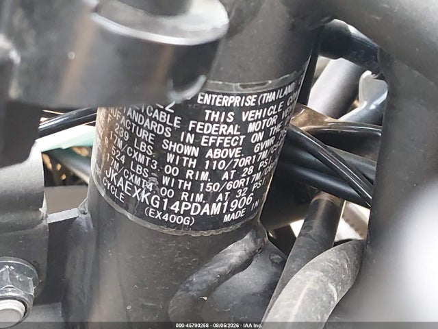 Kawasaki EX400 2023 JKAEXKG14PDAM1906 Image 10