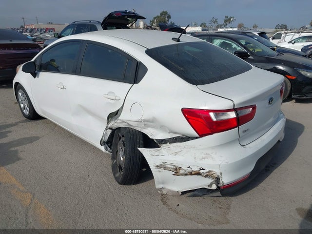 Aukcja sprzedaży 2016 Kia Rio Lx, vin: KNADM4A37G6611993, numer aukcji: 45790271