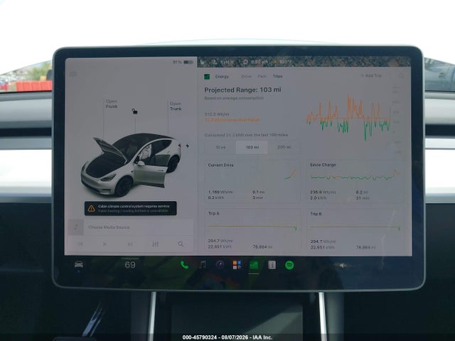 45790324 :رقم المزاد ، 5YJYGDEE3LF055798 vin ، 2020 Tesla Model Y Long Range Dual Motor All-wheel Drive مزاد بيع