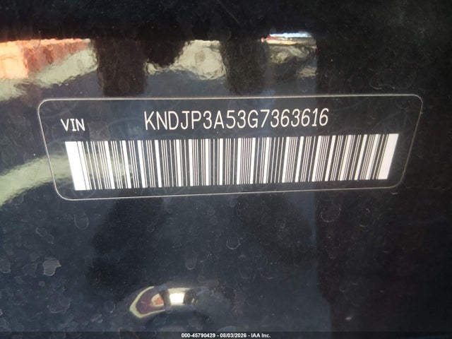 KIA SOUL + 2016 KNDJP3A53G7363616 Image 9