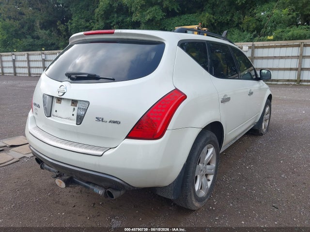 Продаж на аукціоні авто 2006 Nissan Murano Sl, vin: JN8AZ08W76W551880, номер лоту: 45790739