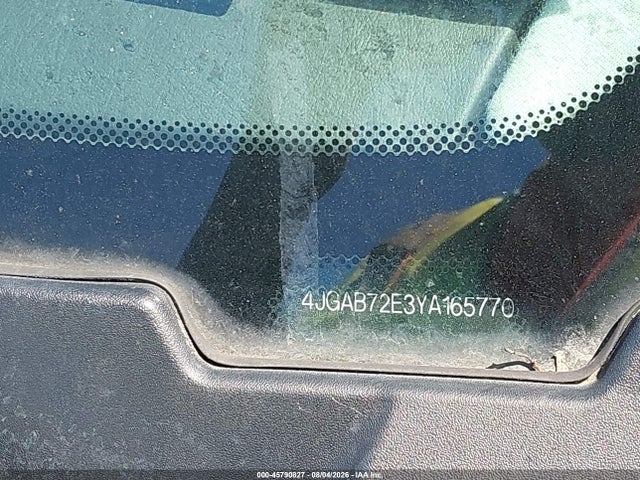 Aukcja sprzedaży 2000 Mercedes-benz Ml 430, vin: 4JGAB72E3YA165770, numer aukcji: 45790827