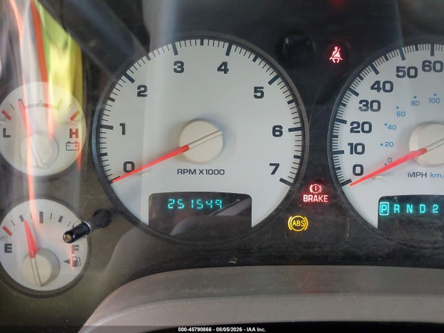 45790866 :رقم المزاد ، 1D7HA18D75S354466 vin ، 2005 Dodge Ram 1500 Slt/laramie مزاد بيع