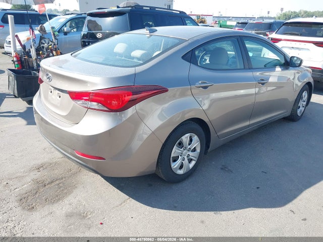 Продаж на аукціоні авто 2016 Hyundai Elantra Se, vin: 5NPDH4AE4GH698315, номер лоту: 45790962