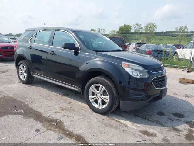 2016 Chevrolet Equinox Ls მანქანა იყიდება აუქციონზე, vin: 2GNALBEK0G6321613, აუქციონის ნომერი: 45791063
