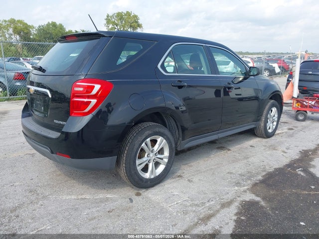 2016 Chevrolet Equinox Ls მანქანა იყიდება აუქციონზე, vin: 2GNALBEK0G6321613, აუქციონის ნომერი: 45791063