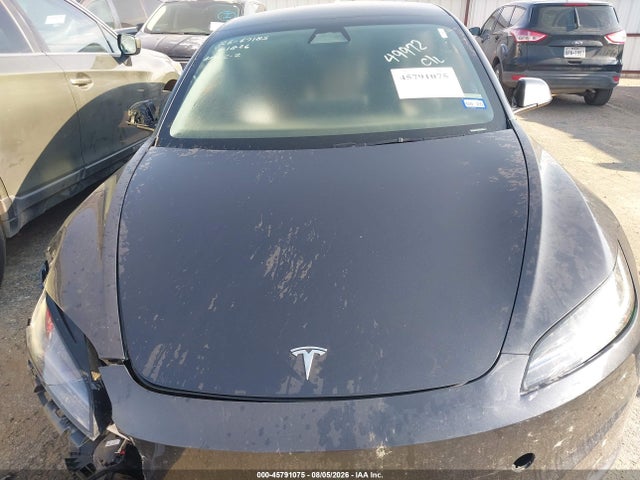45791075 :رقم المزاد ، 5YJ3E1EA4SF049972 vin ، 2025 Tesla Model 3 Long Range Rear-wheel Drive/standard Rear-wheel Drive مزاد بيع
