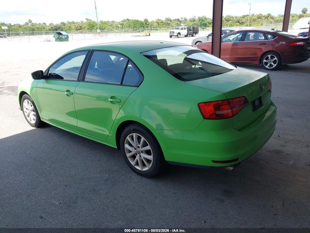 2015 Volkswagen Jetta 2.0l S მანქანა იყიდება აუქციონზე, vin: 3VW2K7AJ9FM300688, აუქციონის ნომერი: 45791108