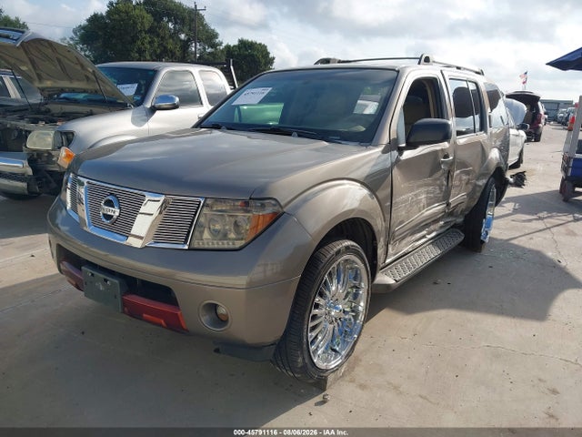 2007 Nissan Pathfinder S მანქანა იყიდება აუქციონზე, vin: 5N1AR18U77C629492, აუქციონის ნომერი: 45791116
