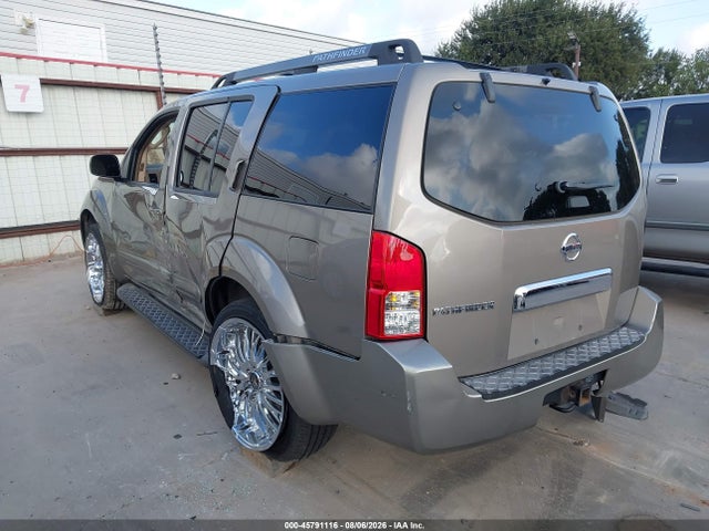 2007 Nissan Pathfinder S მანქანა იყიდება აუქციონზე, vin: 5N1AR18U77C629492, აუქციონის ნომერი: 45791116