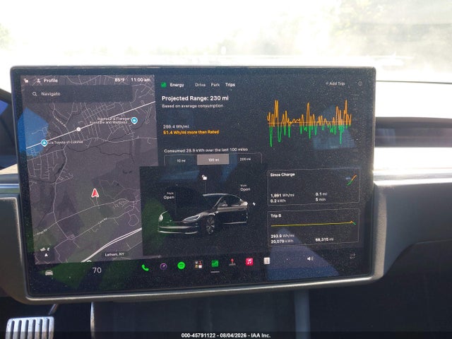 Продажа на аукционе авто 2021 Tesla Model S Long Range Dual Motor All-wheel Drive, vin: 5YJSA1E5XMF428343, номер лота: 45791122