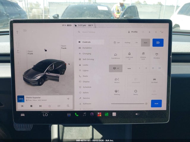 2025 Tesla Model 3 Long Range Rear-wheel Drive/standard Rear-wheel Drive მანქანა იყიდება აუქციონზე, vin: 5YJ3E1EA8SF083915, აუქციონის ნომერი: 45791181