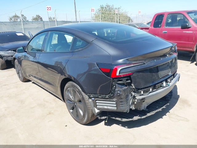 2025 Tesla Model 3 Long Range Rear-wheel Drive/standard Rear-wheel Drive მანქანა იყიდება აუქციონზე, vin: 5YJ3E1EA8SF083915, აუქციონის ნომერი: 45791181