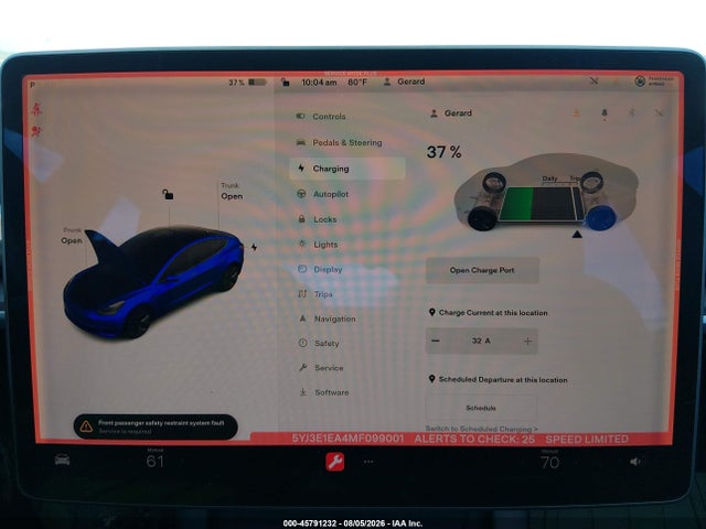 Tesla Model 3 Standard Range Plus Rear-wheel Drive 2021 5YJ3E1EA4MF099001 Image 18