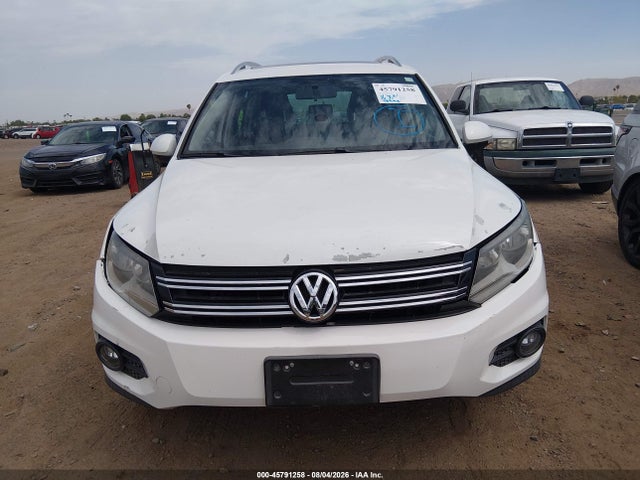 2013 Volkswagen Tiguan Se მანქანა იყიდება აუქციონზე, vin: WVGAV7AX6DW551011, აუქციონის ნომერი: 45791258