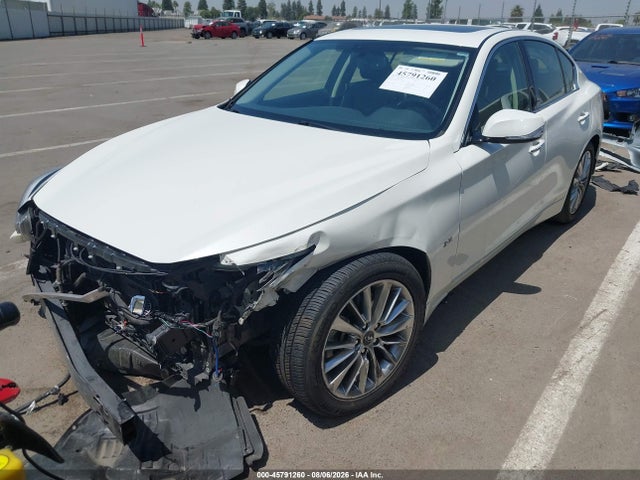 45791260 :رقم المزاد ، JN1EV7AP4JM357982 vin ، 2018 Infiniti Q50 3.0t Luxe مزاد بيع