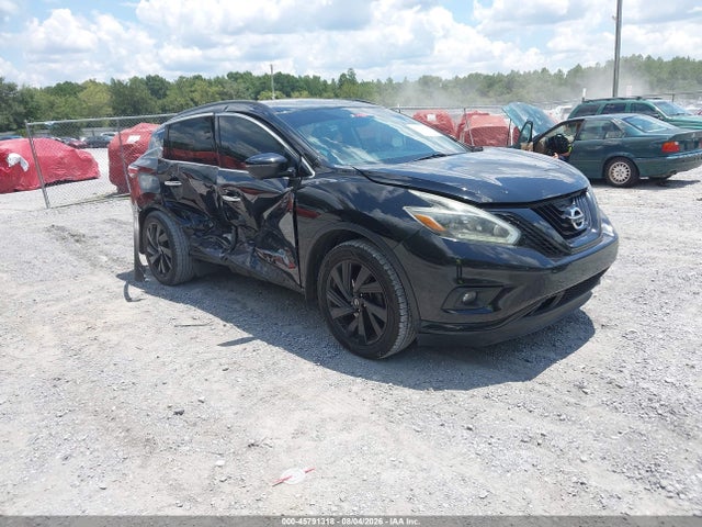 45791318 :رقم المزاد ، 5N1AZ2MG0JN129143 vin ، 2018 Nissan Murano Sl مزاد بيع