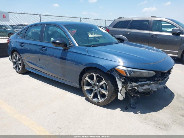 45791366 :رقم المزاد ، 2HGFE4F82SH343960 vin ، 2025 Honda Civic Hybrid Sport/sport Touring مزاد بيع
